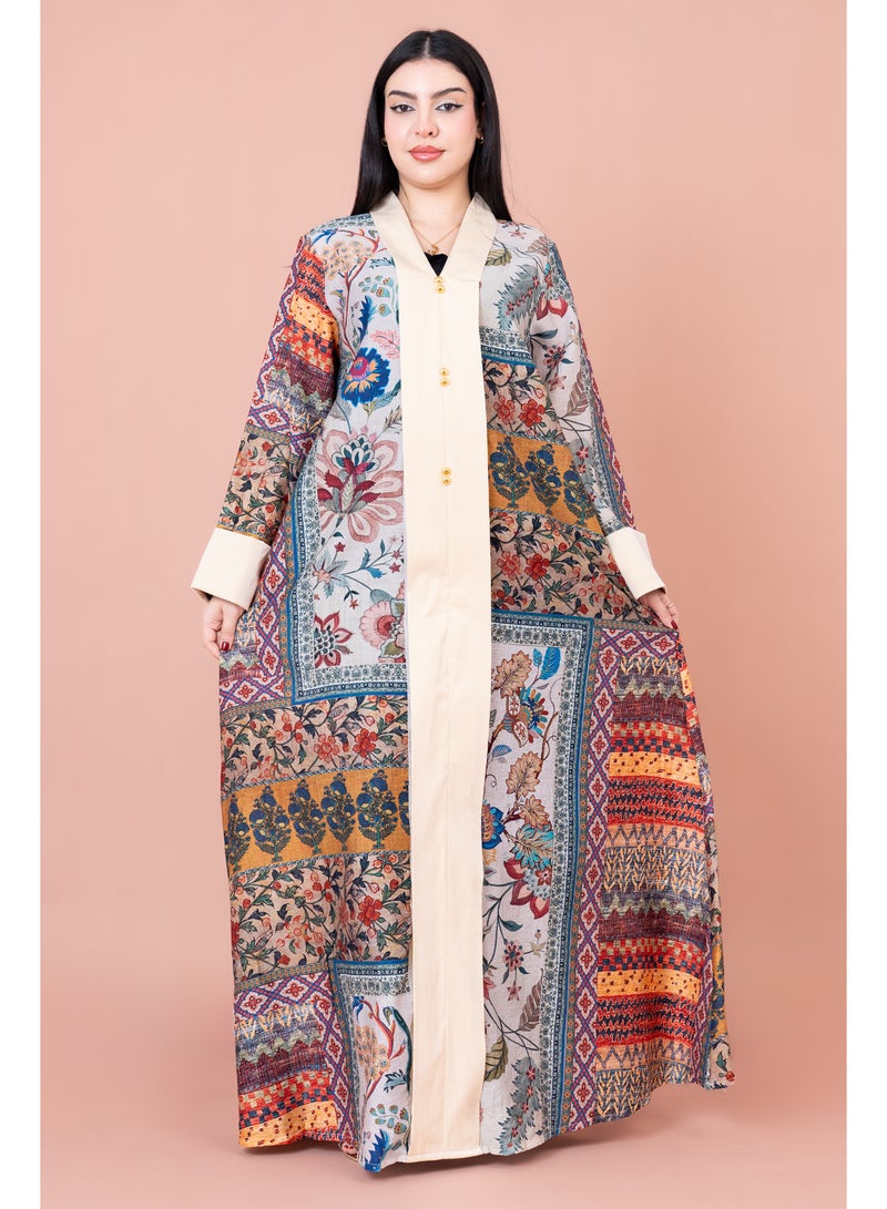 اكسا جلابية ملونة انيقة - Image 5