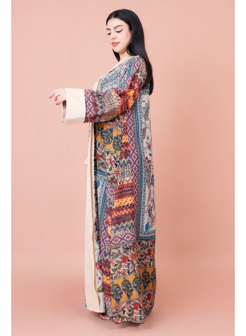 اكسا جلابية ملونة انيقة - Image 3