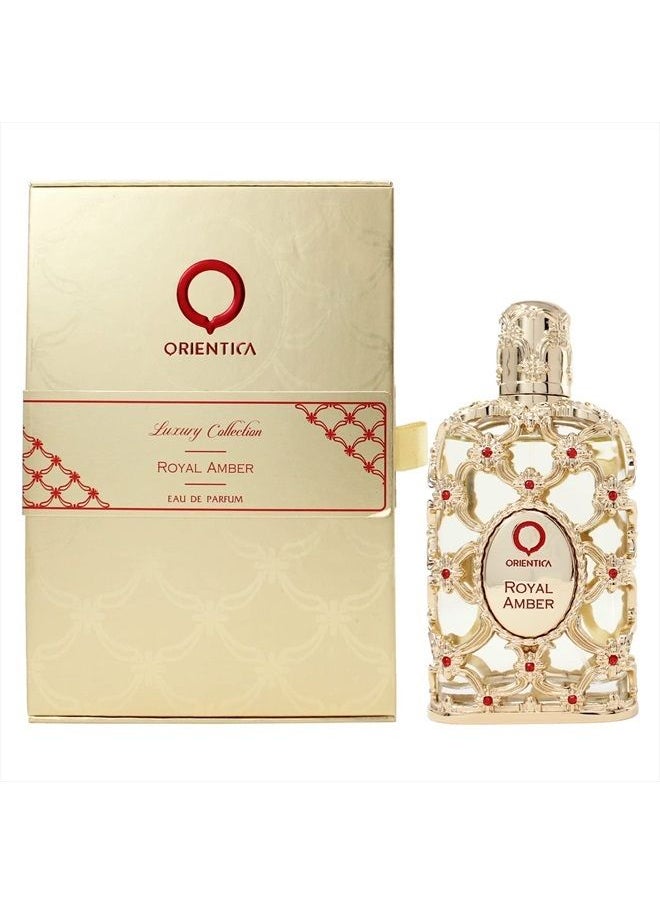 Orientica Luxury Collection Royal Amber for Unisex Eau de Parfum Spray, 2.7 Ounce  - Image 2