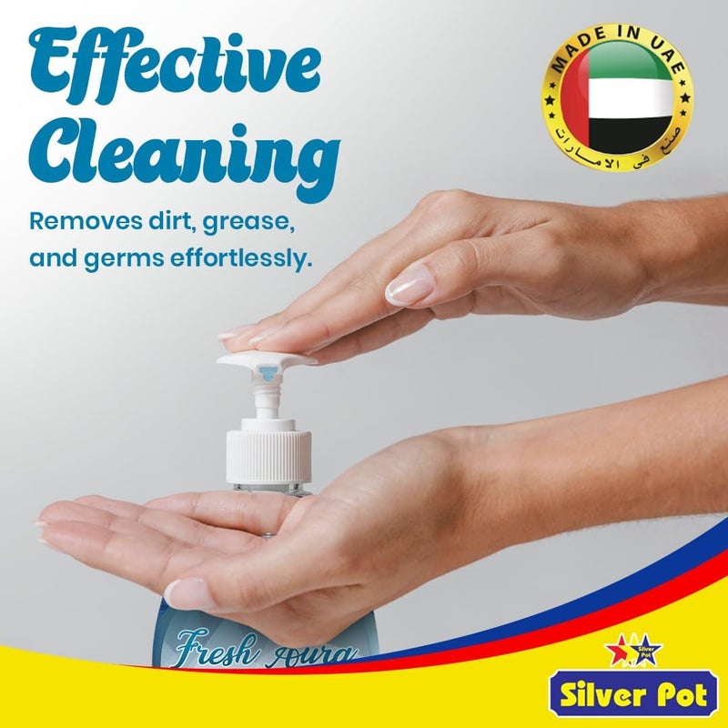 Silver Pot غسول يدين سيلفر بوت فريش أورا أكواريوم - 400 مل - Image 2