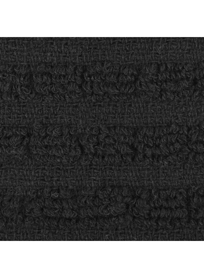 ريتز مجموعة ريتز رويال، 100% قطن تيري ممشط، عالي الامتصاص، طقم مناشف أطباق المطبخ، 13-3/4 بوصة × 12 بوصة، عبوة من 3 قطع، لون سادة، أسود - Image 3