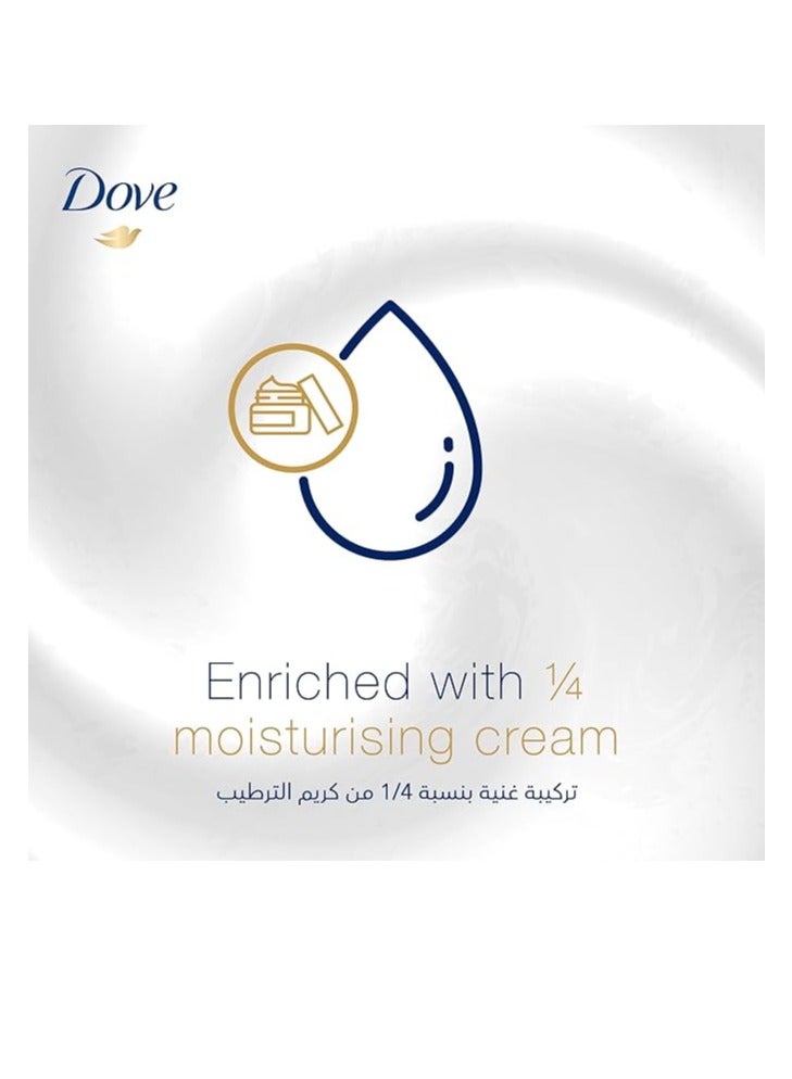 Dove Antiperspirant Deodorant Stick, for 48 hour protection, Powder Soft, alcohol free with ¼ moisturising cream, 40gm - Image 3