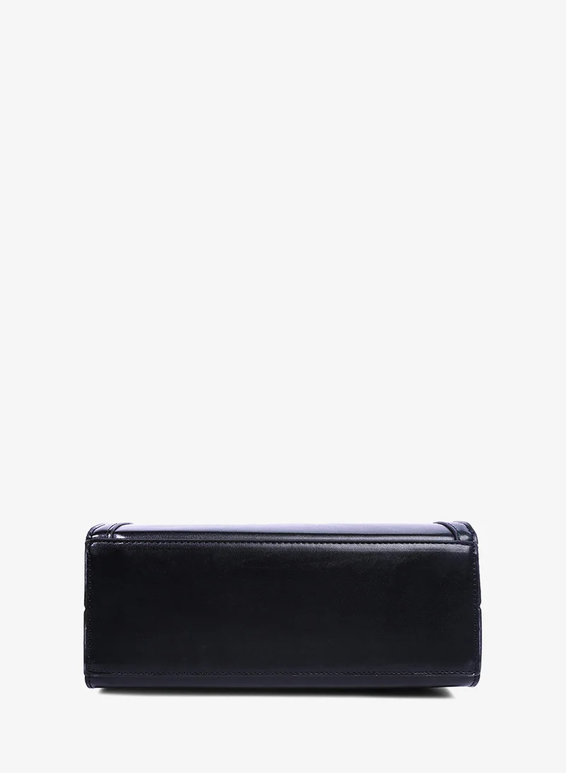 London Rag  London Rag Black Cane Handle Hand Bag for Women | Best Price UAE