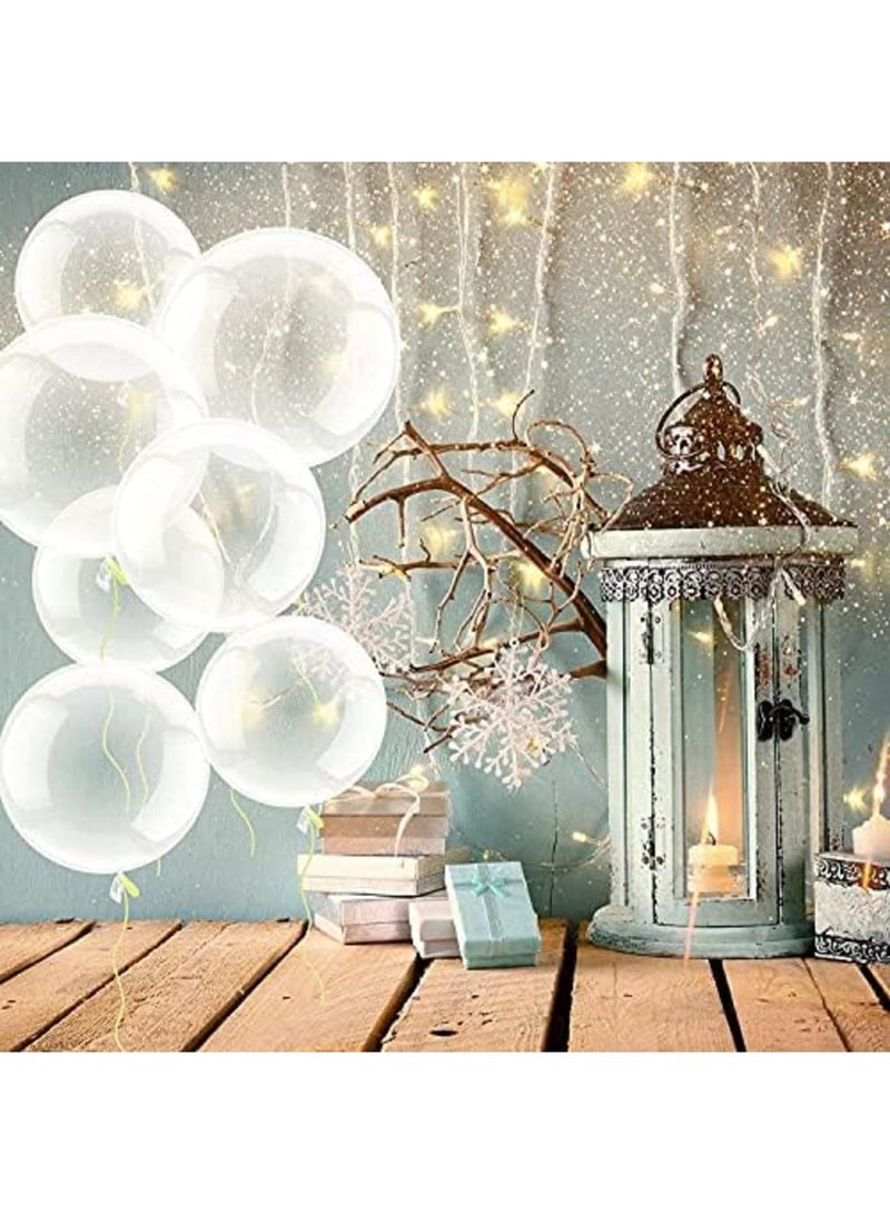 Luckam 30 Pieces Of Transparent Bobo Balloons, Bubble Balloons Are Suitable For Birthday Parties, Houses, Christmas, Wedding Anniversary, Indoor And Outdoor (25.4 Cm) - Image 4