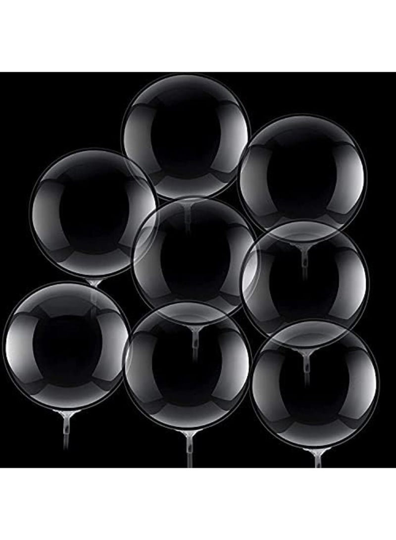Luckam 30 Pieces Of Transparent Bobo Balloons, Bubble Balloons Are Suitable For Birthday Parties, Houses, Christmas, Wedding Anniversary, Indoor And Outdoor (25.4 Cm) - Image 1
