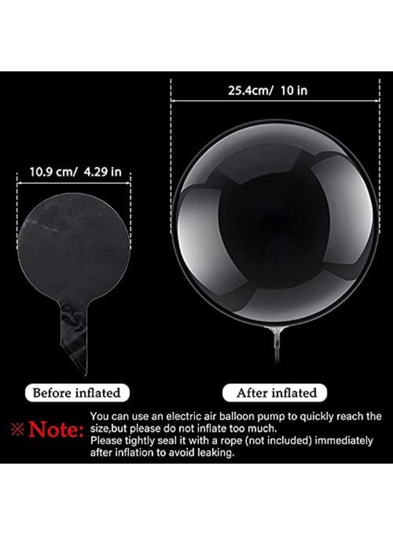 Luckam 30 Pieces Of Transparent Bobo Balloons, Bubble Balloons Are Suitable For Birthday Parties, Houses, Christmas, Wedding Anniversary, Indoor And Outdoor (25.4 Cm) - Image 2