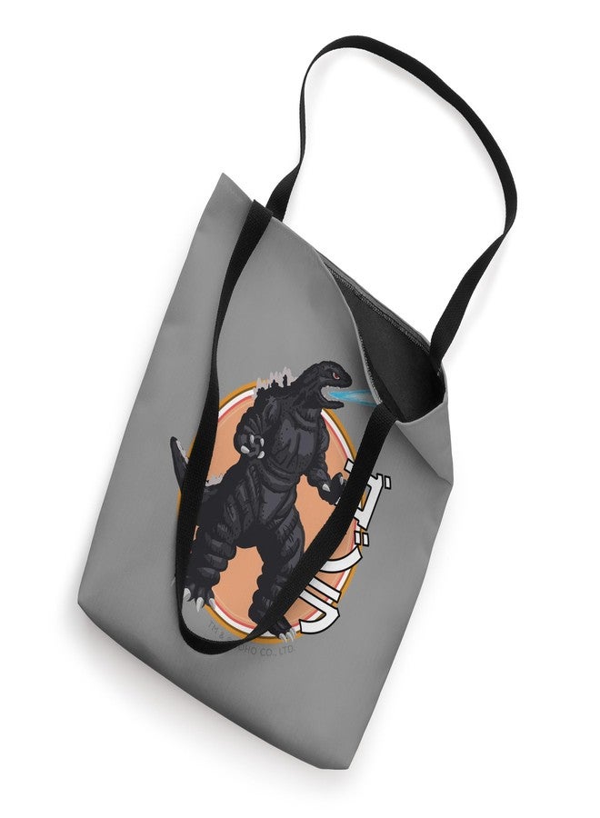Godzilla Illustrated Grey Tote Bag - Image 2