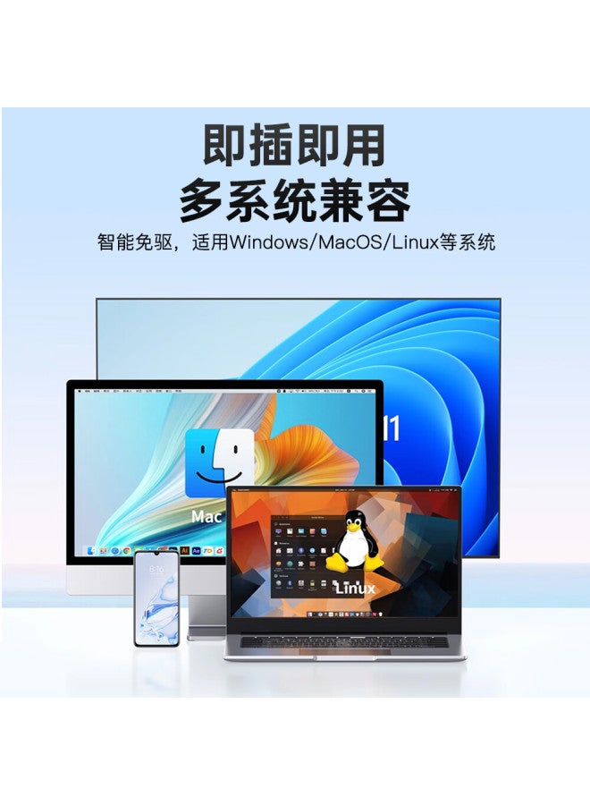 Sipolar Usb Hub 3.0 High-speed 4-port Expansion Dock Hub Splitter Adapter Transmission Hub Laptop Accessory One-to Extension Cable
