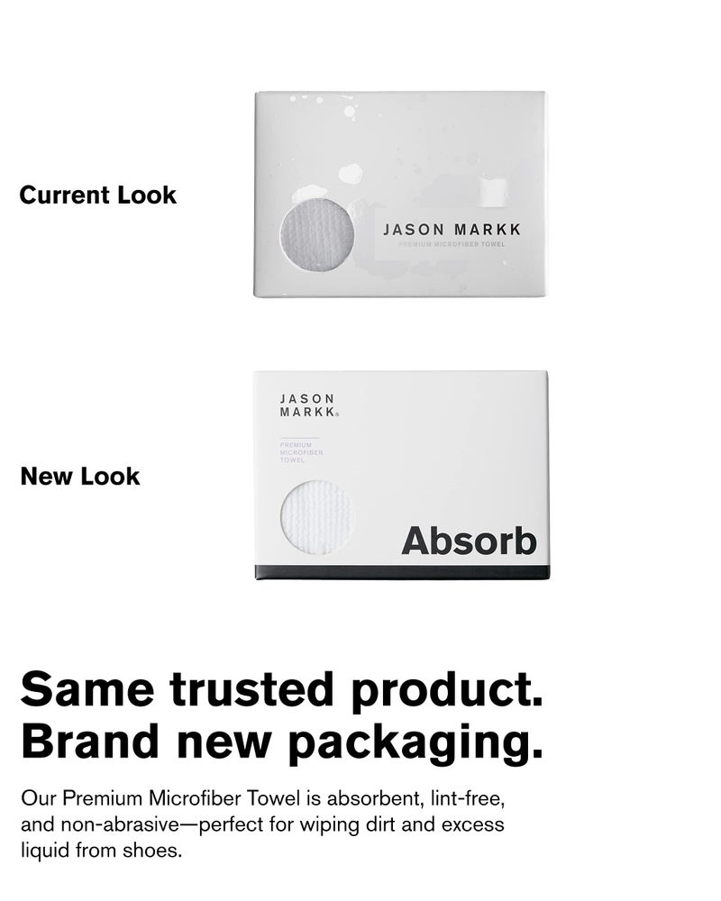 Jason Markk Microfiber Towel, Shoe & Hat Cleaner Tool, Durable, Quick-Drying & Absorbent, Machine Washable, 12 x 12 Inches - Image 2