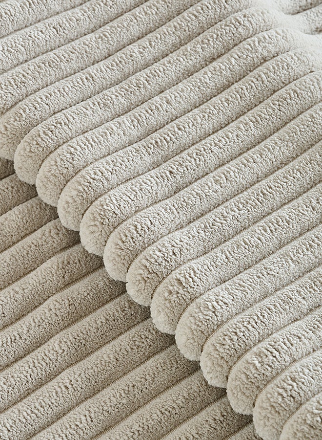 Fancy Homi مجموعة من 2 أغطية وسائد زخرفية محايدة للكنبة، السرير والأريكة، ناعمة ورقيقة بنمط قطن مضلع، تصميم جمالي وحديث - 45x45 سم - بني فاتح - Image 4