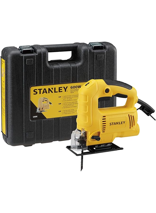 Stanley Power Tool Corded 600W Variable Speed 4 Stage Pendular Jigsaw Sj60K B5 - Image 3