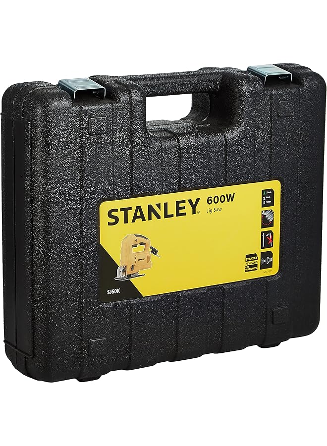 Stanley Power Tool Corded 600W Variable Speed 4 Stage Pendular Jigsaw Sj60K B5 - Image 2