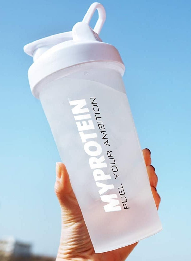 Myprotein Protein Shaker Bottle White/Clear - Image 1