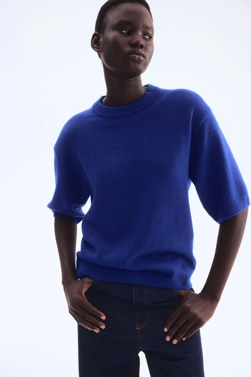 اتش اند ام تي-شيرت محبوك