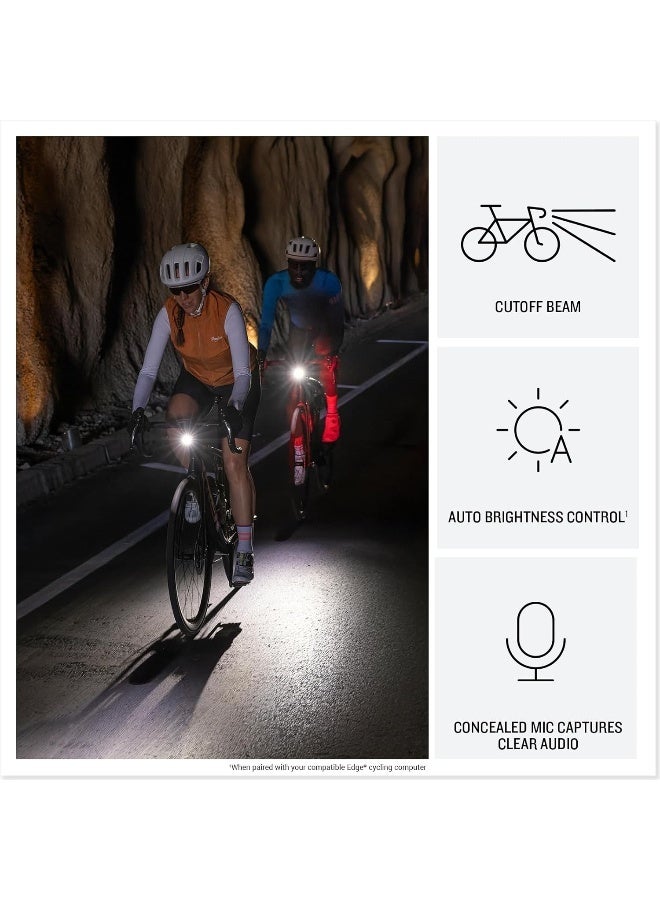 GARMIN Varia Vue Cycling Headlight And 4K Camera, Light Intensity Up To 600 Lumens - Image 3
