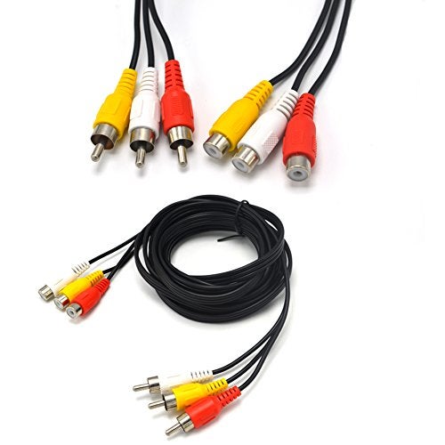 Pardarsey Padarsey 15ft 3RCA Male to Female Audio Composite Extension Video Cable DVD - Image 4