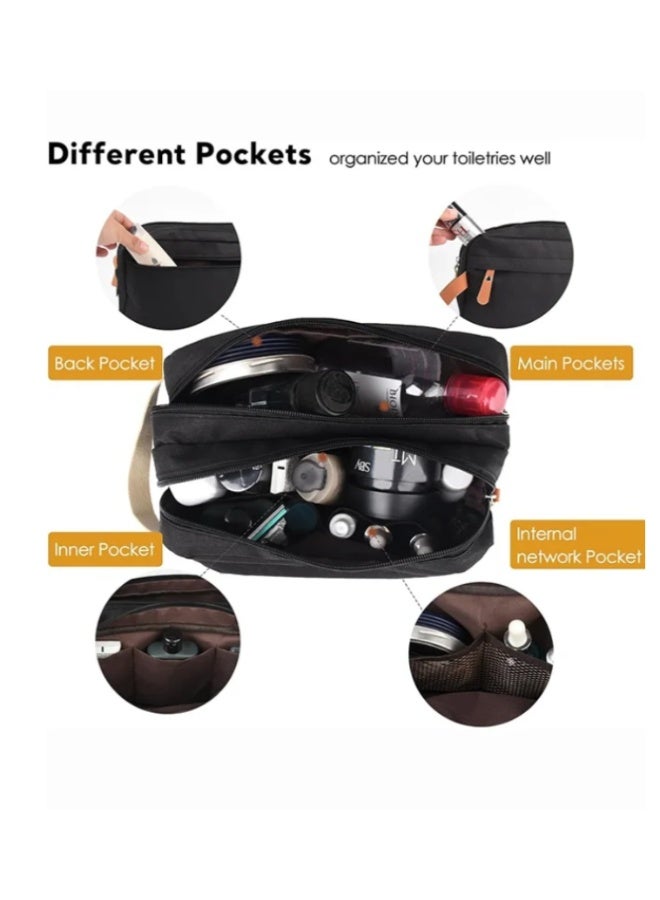 daydayup Fashionable Toiletry Storage Bag, Cosmetic Bag, Waterproof And Moisture-Proof, Layered Storage, Hand-Held, Short-Trip Storage Bag - Image 4