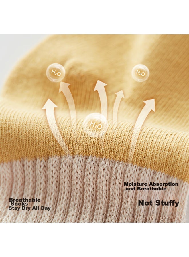 Beptides Beipesi Baby Socks For Spring And Autumn, Boys And Girls, 1-3 Years Old, Non-slip, High Elasticity, Comfortable Mid-calf Socks - Image 5