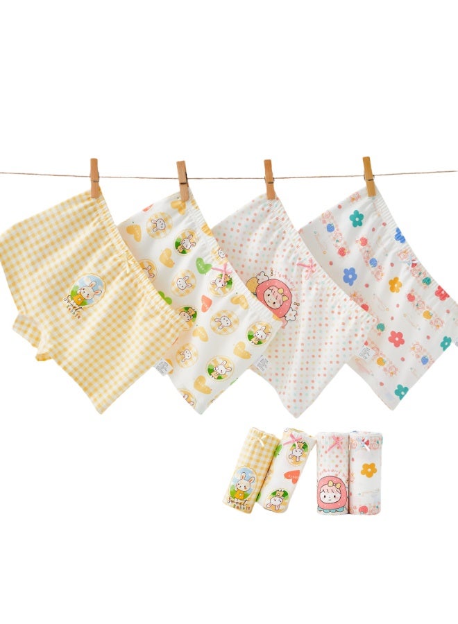 KUYING New Comfortable Skin friendly Breathable Underwear Set 0f 4