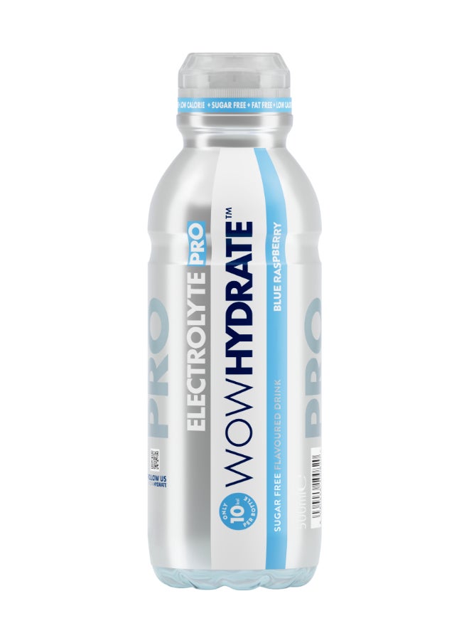 WOW Hydrate Electrolyte Pro & Vitamin Water Blue Raspberry 500 ml 