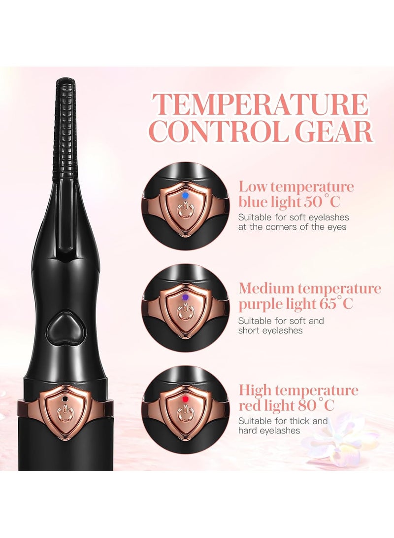 عام 1 مجموعة بكرة رموش ساخنة ، رموش USB صغيرة ، بكرة رموش كهربائية ، أداة تجعيد رمش مكياج ، أداة تجعيد رمش محمولة ، أداة تجعيد رمش ، أداة رمش كهربائية ، أداة تجميل ، شحن ABS / 1407 - Image 2