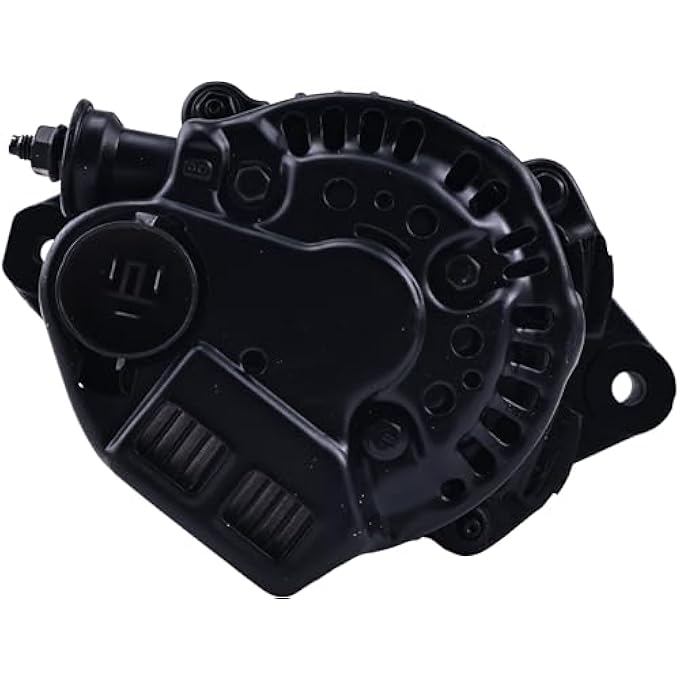 JZGRDN Mini Alternator ES1004BK Compatible with Style 90 AMP, 1-Wire, V-Belt, Black, 12 Volts Systems - Image 5