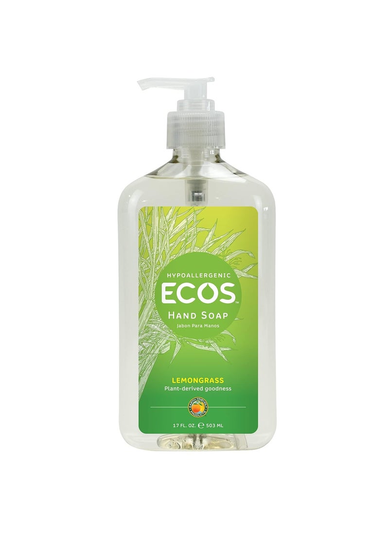 earth friendly products - Ecos Soap Hand Liquid Lemongrass 17 Fl Oz - Image 1