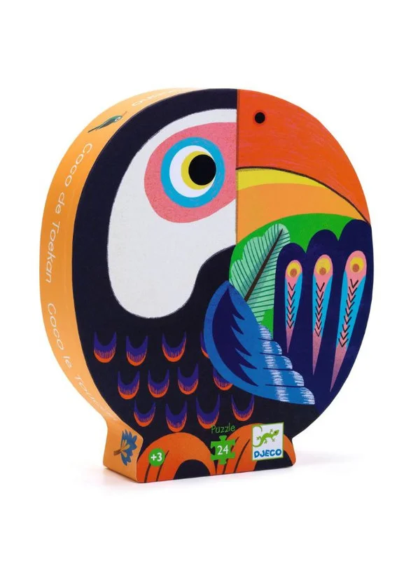 DJECO Coco The Toucan - Silhouette Puzzle