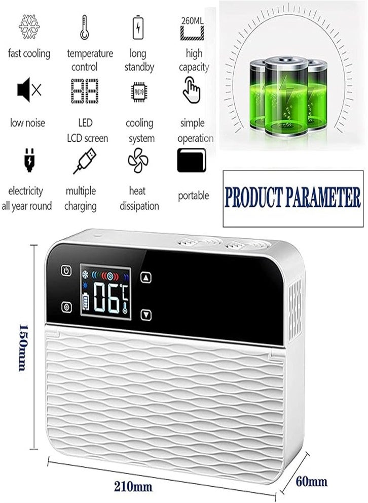 Generic Insulin Refrigerator, Keep Temperature at 2-8 degrees, Portable Medical Supply Cooler, Suitable for Home/Office/Business Travel (Battery Not Included) - Image 5