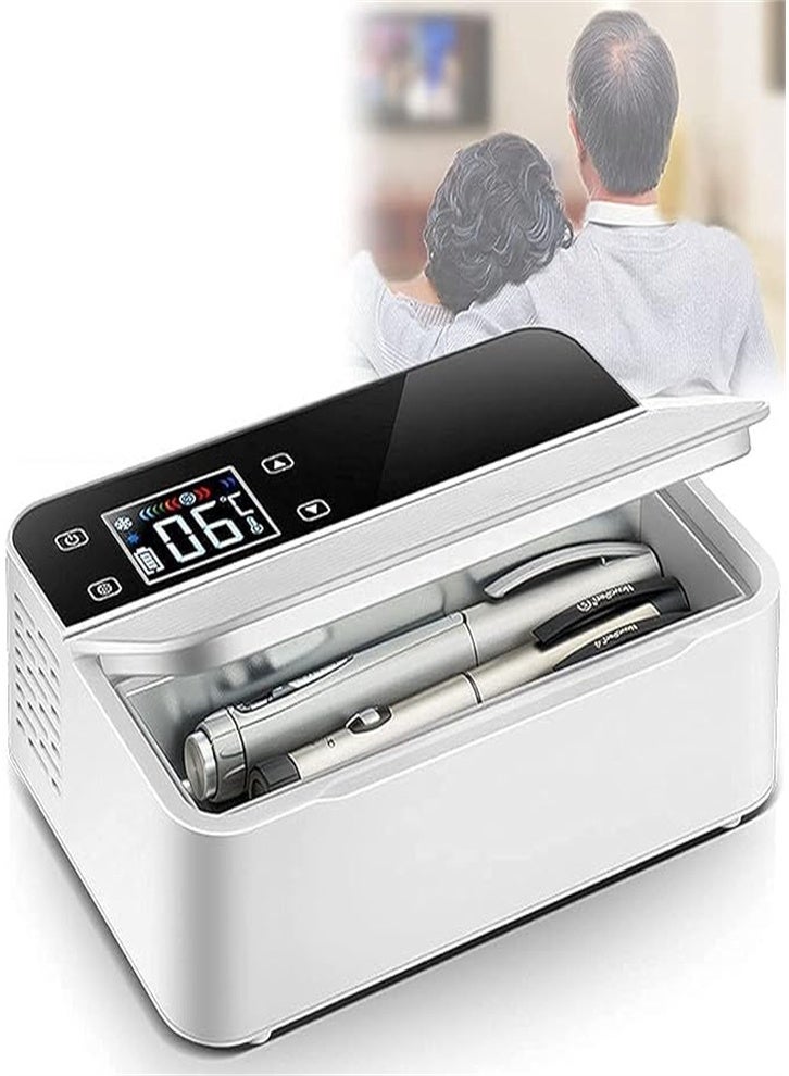 Generic Insulin Refrigerator, Keep Temperature at 2-8 degrees, Portable Medical Supply Cooler, Suitable for Home/Office/Business Travel (Battery Not Included) - Image 1