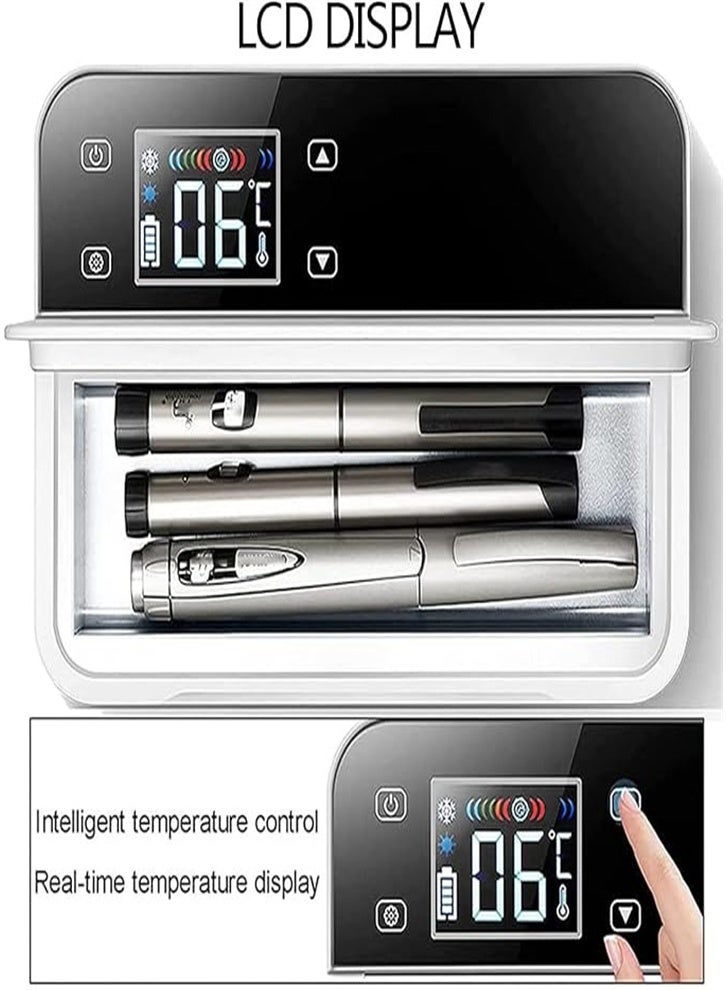 Generic Insulin Refrigerator, Keep Temperature at 2-8 degrees, Portable Medical Supply Cooler, Suitable for Home/Office/Business Travel (Battery Not Included) - Image 4