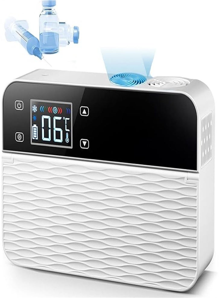 Generic Insulin Refrigerator, Keep Temperature at 2-8 degrees, Portable Medical Supply Cooler, Suitable for Home/Office/Business Travel (Battery Not Included) - Image 2