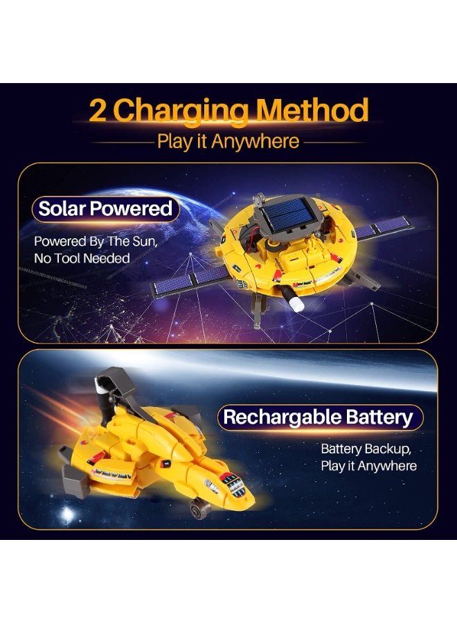 YelaJoy STEM Projects for Kids Age 8-12, Science Kits for Boys, Solar Robot Toys for 8+ Year Old Teen Boys Girls, 120Pcs Building Experiments Robots for Teenage Ages 8+, Yellow - Image 5