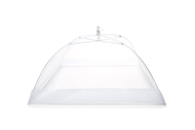 Fox Run Square Food Umbrella, Giant, 18" sq, White - Image 1