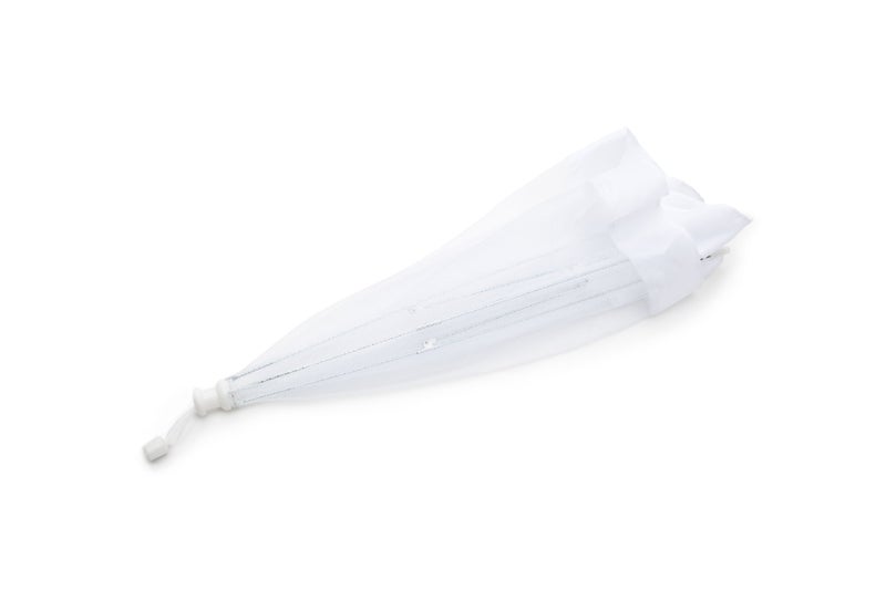 Fox Run Square Food Umbrella, Giant, 18" sq, White - Image 4