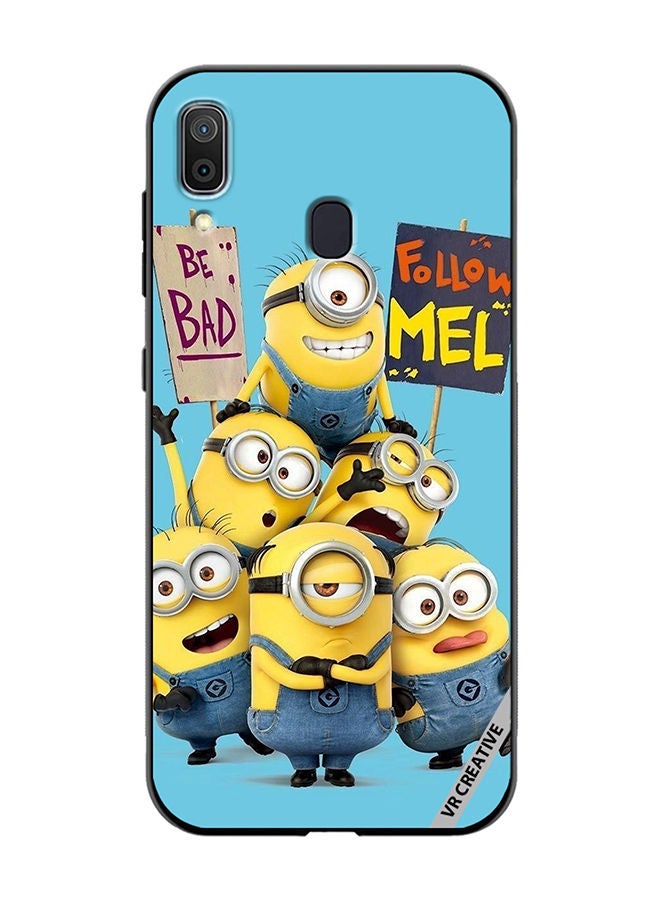 VR CREATIVE Protective Case Cover For Samsung Galaxy A30 Be Bad Follow Mel Design Multicolour - Image 1