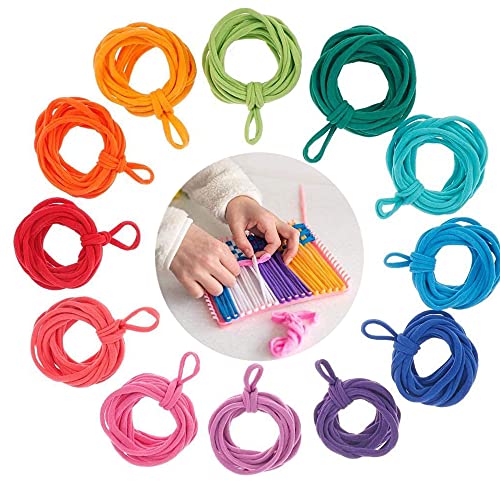 Allazone Loom Potholder Loops Weaving Craft Loom Loops, Weaving Loom Kit, Potholder Loops with Crochet Hook for DIY Crafts Supplies (298PCS) - Image 5