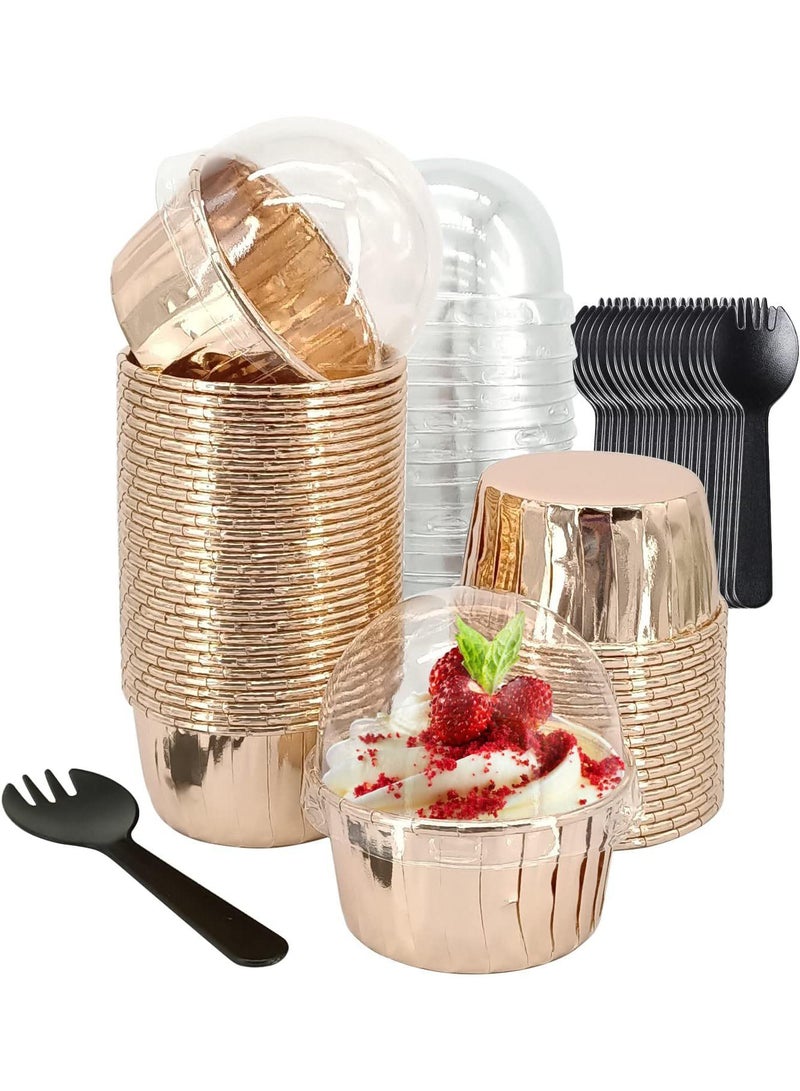 Bluejw 150-Piece Cake Baking Paper Cup Set Capped Rolled Edge Cake Cup And Muffin Cup - Image 1