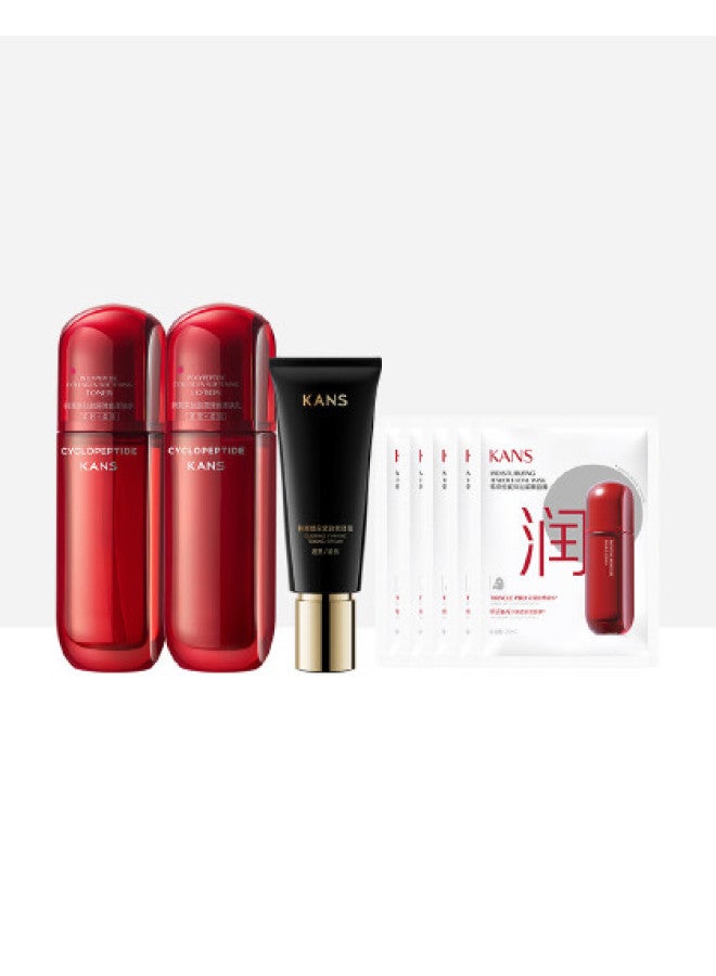 Red Waistline Water, Emulsion, And Bb Cream Skincare Set – Hydrating, Firming, Moisturizing, Long-lasting, And Flawless Finish - Image 1