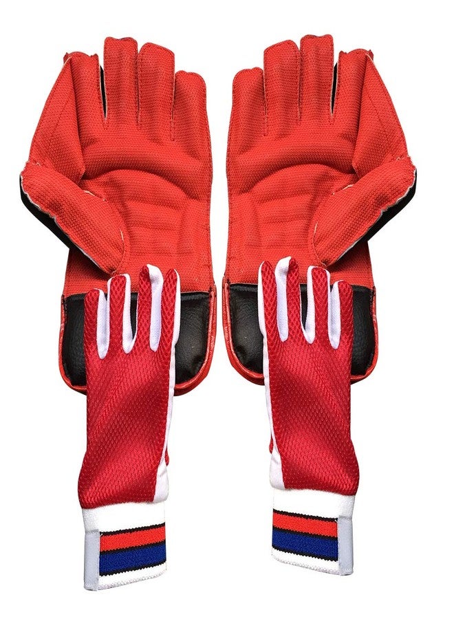 JetFire Ibex College Wicket eeping Gloves and Inner Gloves Combo (Men, Red) - Image 3