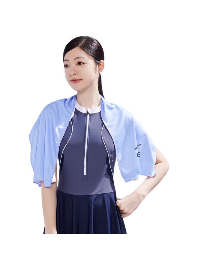 ERKE Cooling Towel, Ice Silk Quick-Dry Refreshing Heat Relief Sweat Towel, Swimming Fitness Sports Sweat Wiping Towel - Image 1