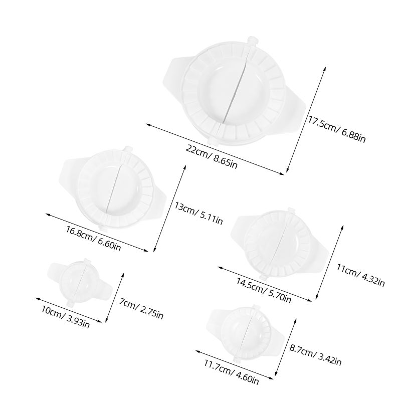 📦 طقم قوالب صنع الزلابية لتشكيل العجين والفطائر للاستخدام المتكرر - Image 2