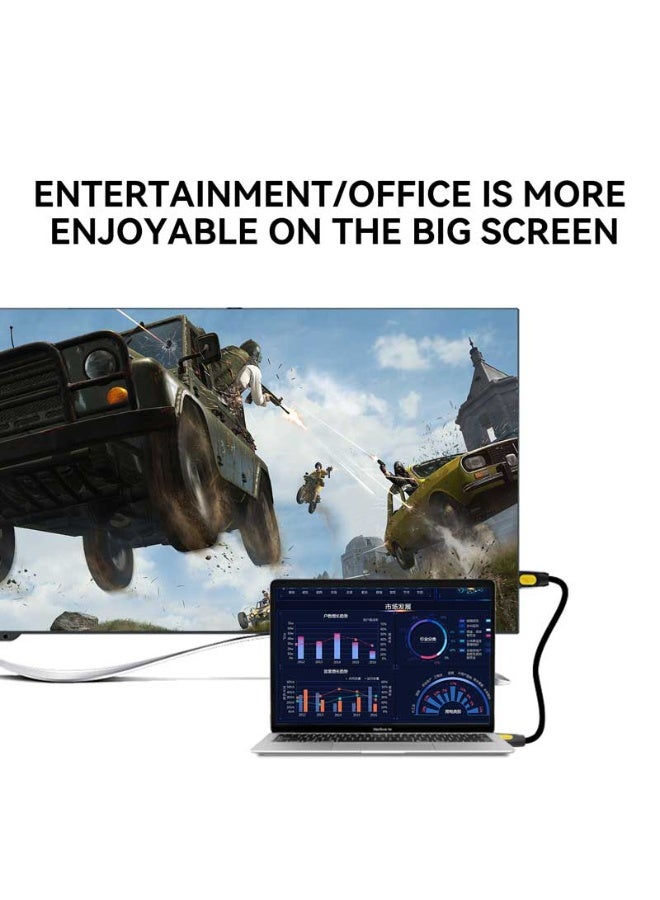 فيج جيج كابل VegGieg 4K HDMI 2.0 UHD (نحاس خالٍ من الأكسجين) - 18 جيجابت في الثانية، 4K بتردد 60 هرتز، HDR، ARC، ثلاثي الأبعاد، HDCP 2.2 أسود، 1.5 متر - Image 5