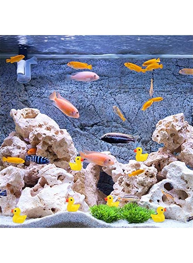 Generic 100Pcs Mini Resin Ducks, Tiny Ducks Figurines Bulk for Miniature Dollhouse Decor Accessories Garden Aquarium Potted DIY Ornament Party Toys  - Image 5