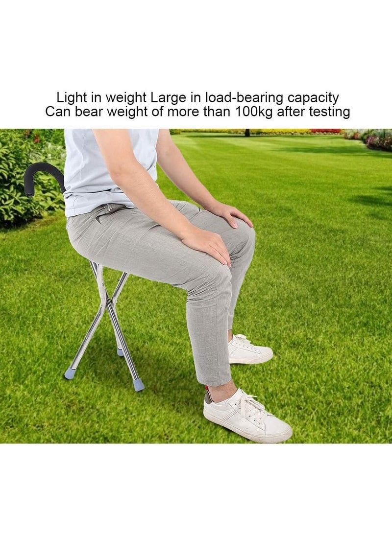 co arma A folding crutch chair that helps the elderly to stand, walk, or sit. - Image 3