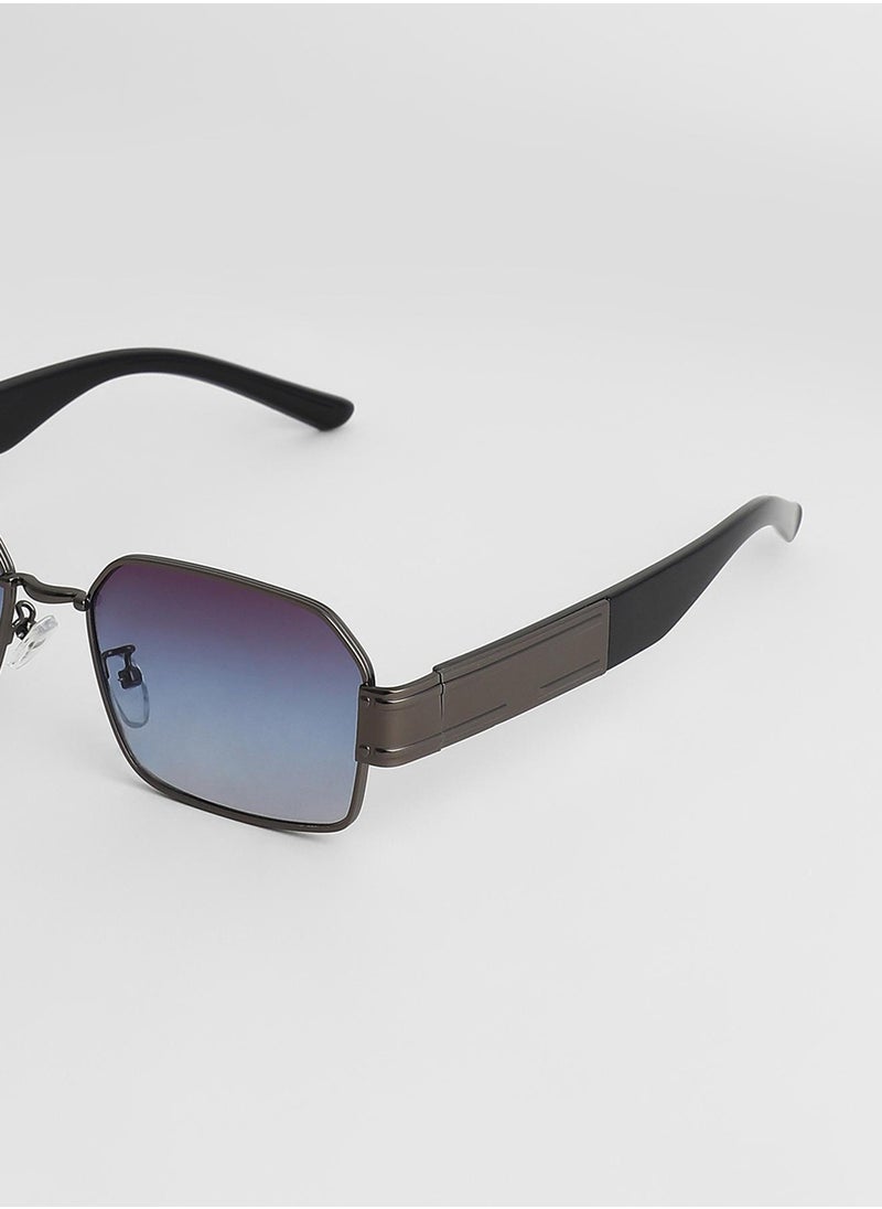 Full Rim Rectangular Sunglasses