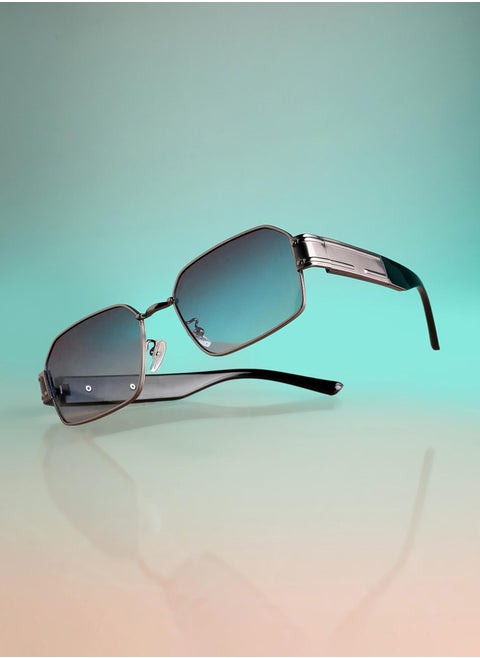 Full Rim Rectangular Sunglasses