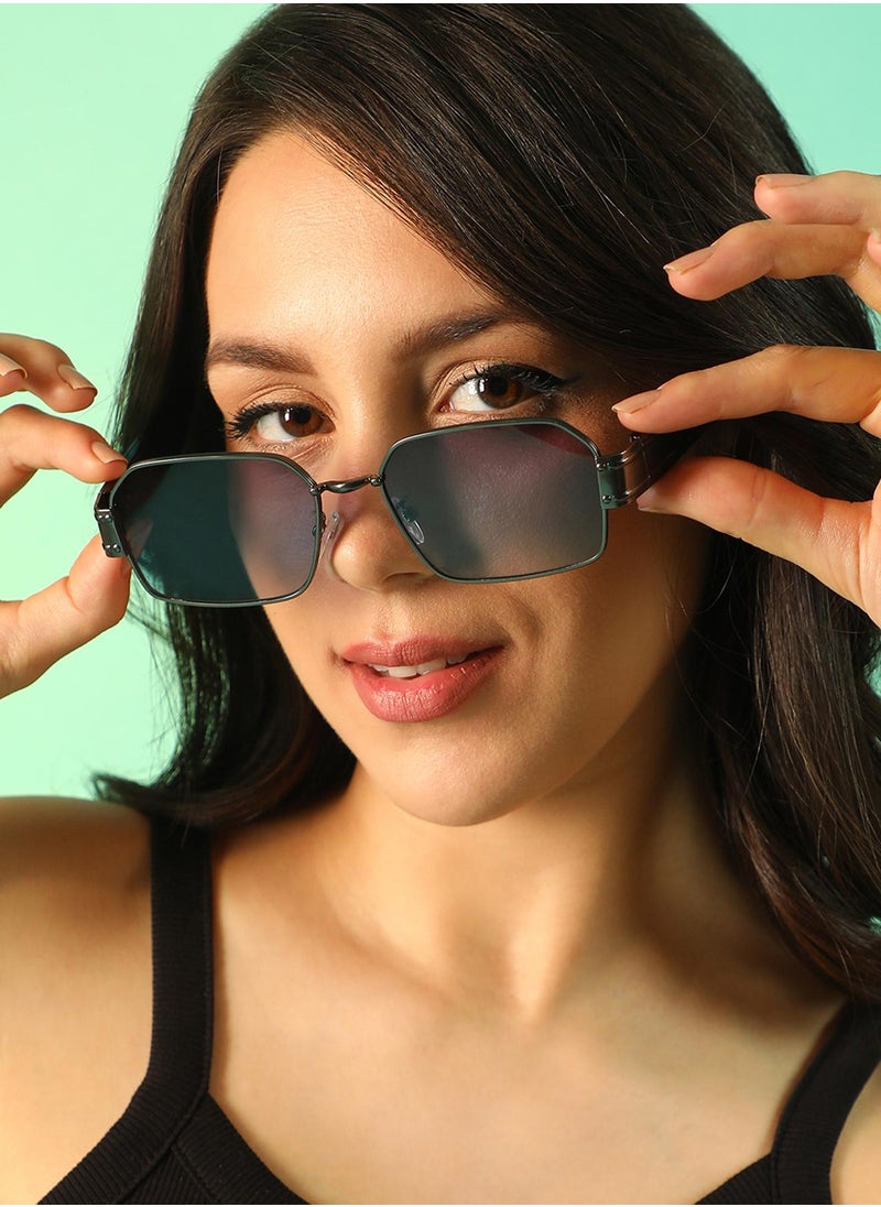 Haute Sauce Full Rim Rectangular Sunglasses  - Image 3