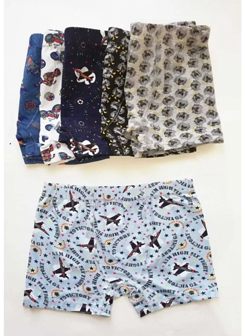 كوتا Boy Patterned Boxer 6 Pieces - 1013
