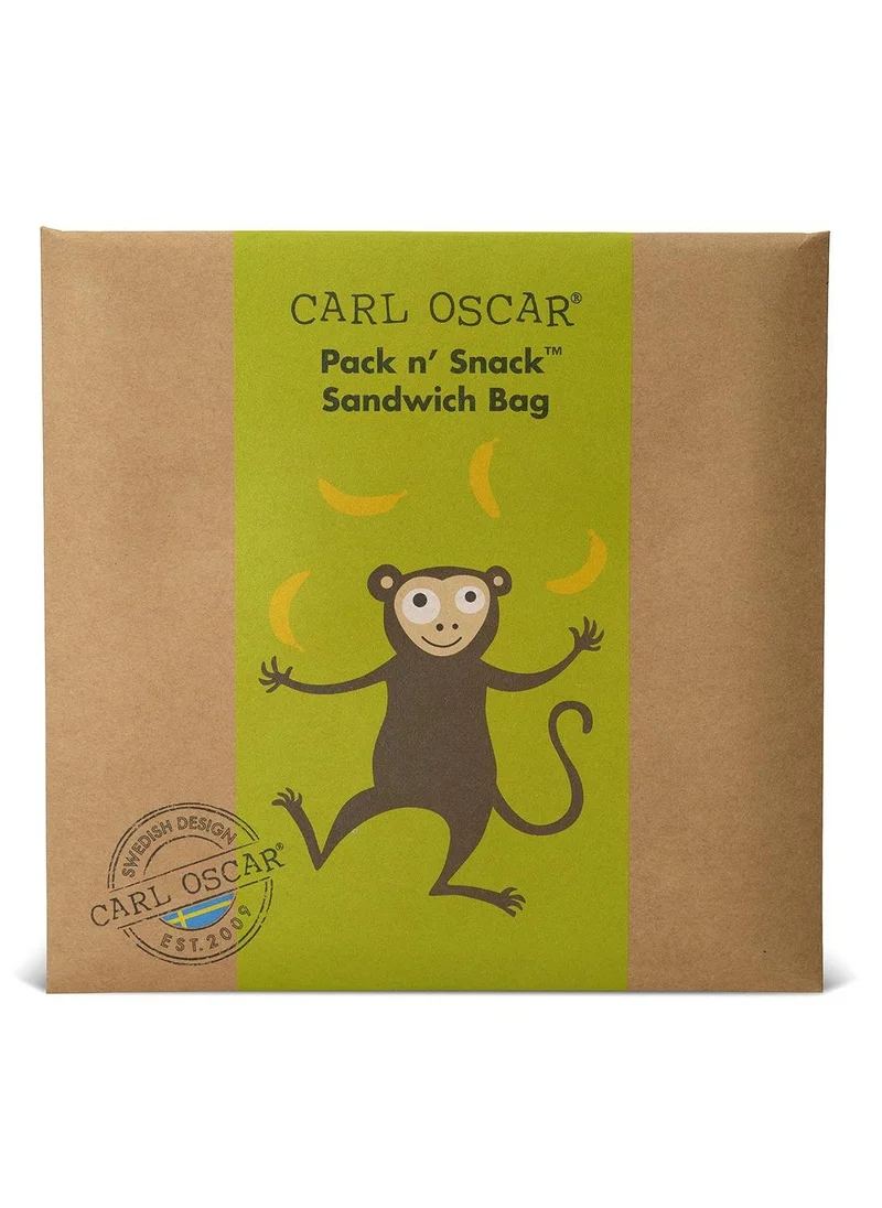 Carl Oscar Carl Oscar Sweden Pack N' Snack™ Sandwich Bag - Lime